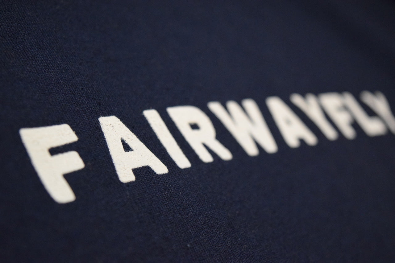 ESSENTIAL Printed Crewneck - Navy