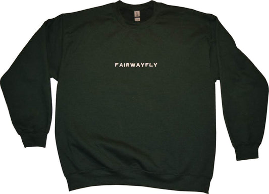 ESSENTIAL Embroidered Crewneck - Forest
