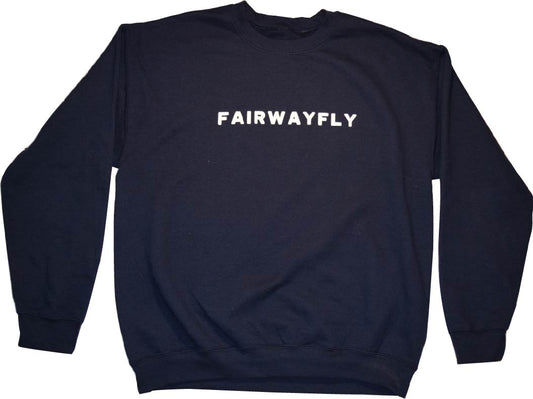 ESSENTIAL Printed Crewneck - Navy