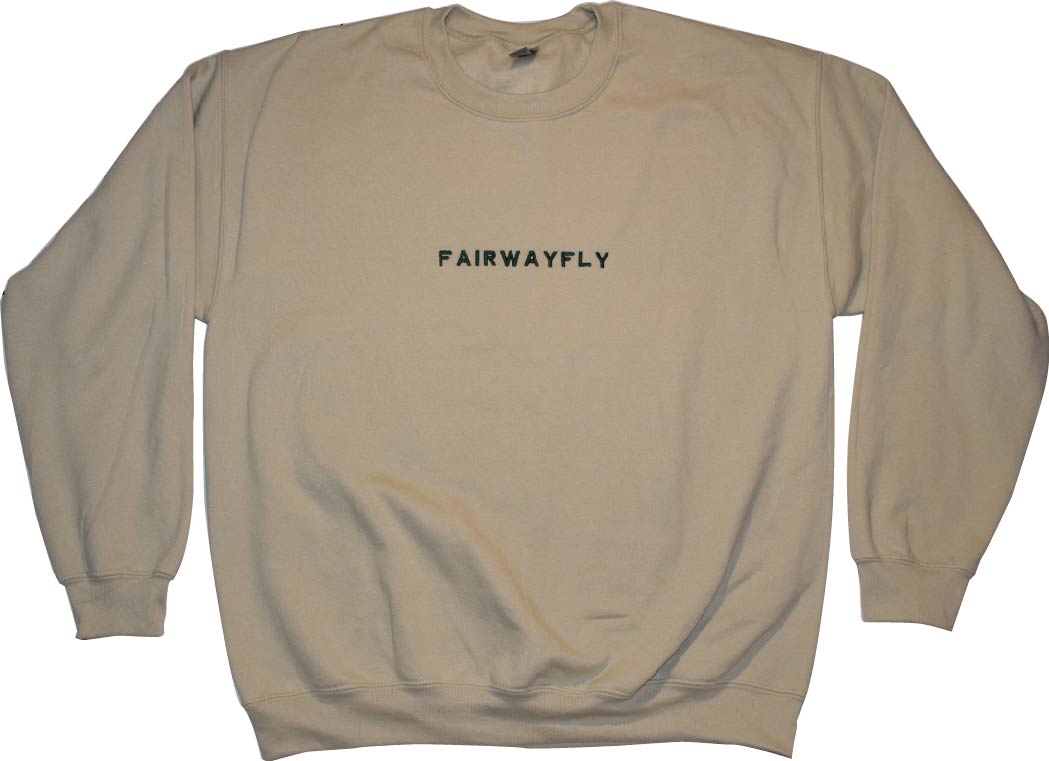 ESSENTIAL Embroidered Crewneck - Sand